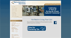 Desktop Screenshot of lafayetterehabilitation.com